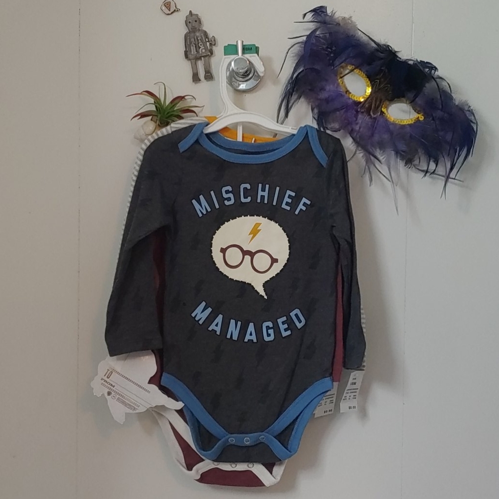 Boy/Girl 18 month Harry Potter onsie set